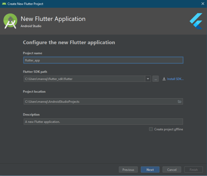 Flutter Android Studio