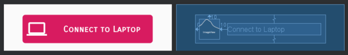 android image button with text
